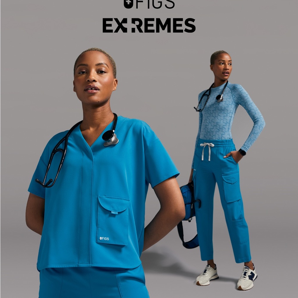 Figs Extreme Blue XS scrub set - Picture 9 of 9